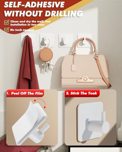 High-Quality Stainless Steel adhesive hooks for Home Kitchen