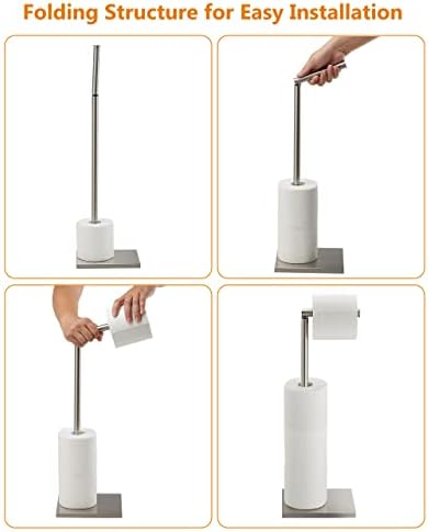 Rustproof Stainless Steel Toilet Paper Holder