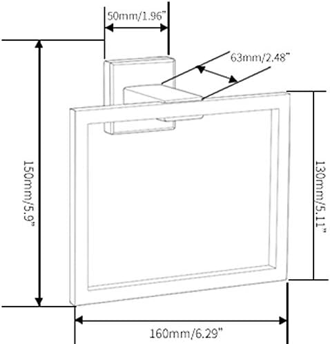 Stainless Steel Bath Towel Holder