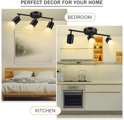 Black Ceiling Lighting Kit