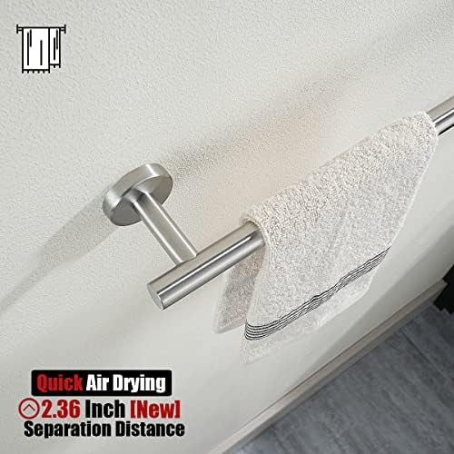 Sturdy 36-Inch Bath Towel Bar for Rust-Resistant Use