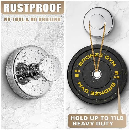 Sleek Suction Cup Hooks for Bathroom Kitchen Use