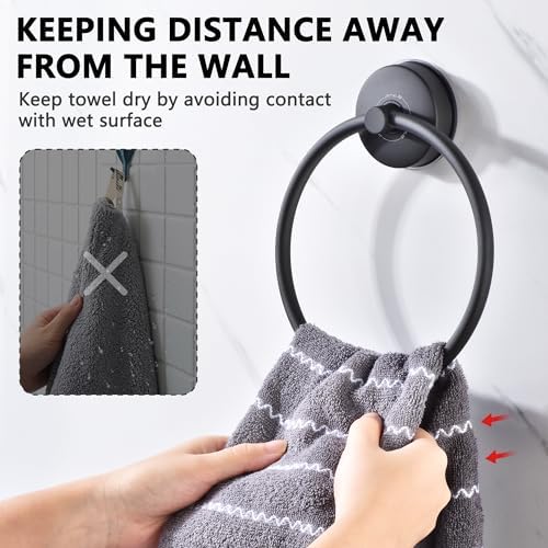 JOMOLA Suction Cup Towel Holder