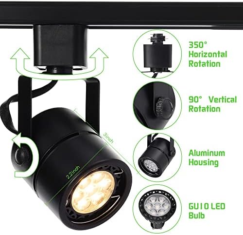 12-Pack 36 LED Track Lighting Heads