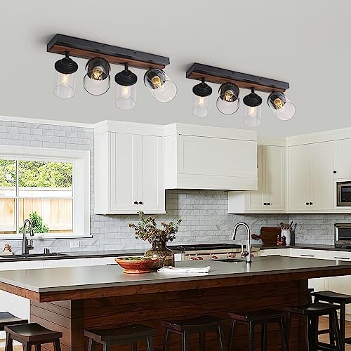 KEESFU 4-Light Track Ceiling Light