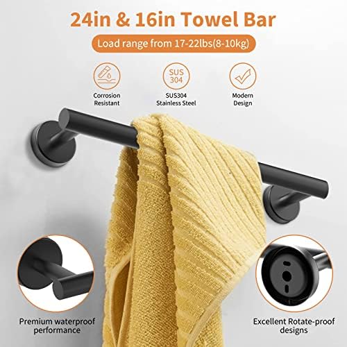 Chromium 10-Piece Bath Hardware Set