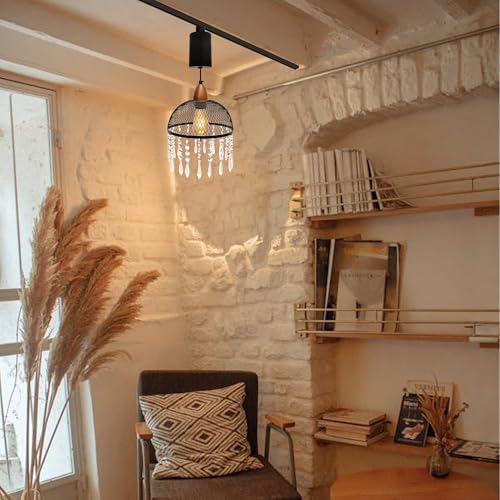 Adjustable Crystal Track Pendant with 4ft Cord