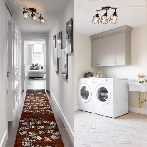 Plug-in Track Lighting for Black Farmhouse Style