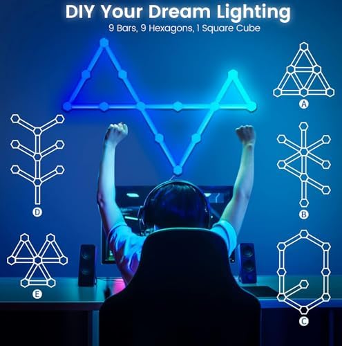 Smart LED Wall Lights for Gaming Night