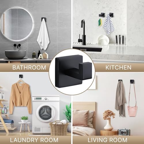 Premium Heavy-Duty Towel Hooks for Home Use