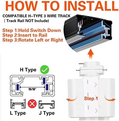 EAGLOD 10W LED Track Light