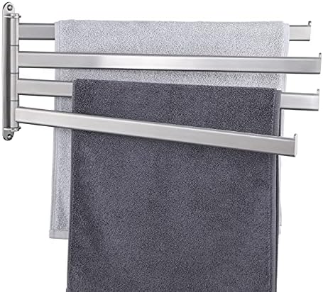 KES 195 Swivel Towel Rack with 4 Arms