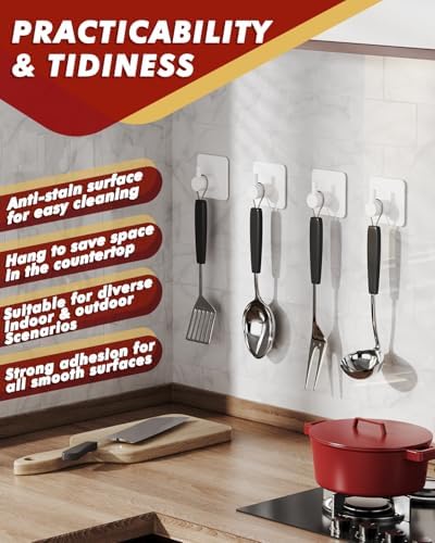 High-Quality Stainless Steel adhesive hooks for Home Kitchen