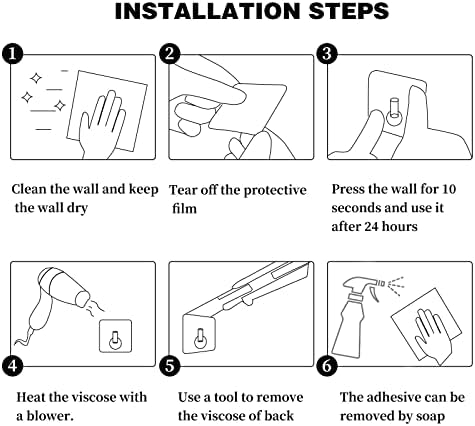 Sturdy Adhesive Towel Hook Set