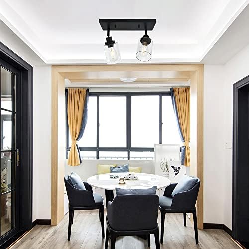 MELUCEE Wall Sconce Light Black Track LightingFixture