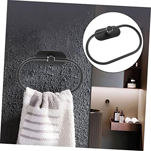 KALLORY Stainless Steel Towel Ring Modern Bathroom Holder