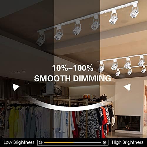 10W Dimmable LED Track Lighting for Retail 3000K Warm White