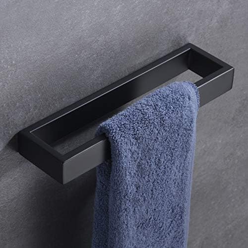 Bath Towel Holder - Matte Black stainless steel bathroom hardware