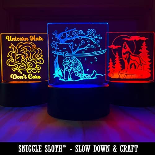 Dare to Jump Sniggle Sloth Man LED Night Light