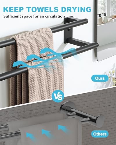Space-Saving Durable Towel Bar