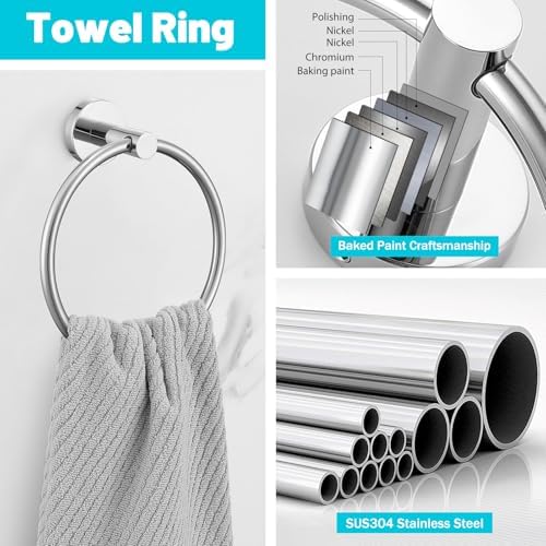 Chrome Bathroom Hardware Set