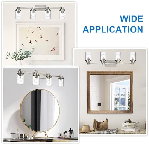 Bathroom Bashfully Modern Over Sink Lighting Fixture