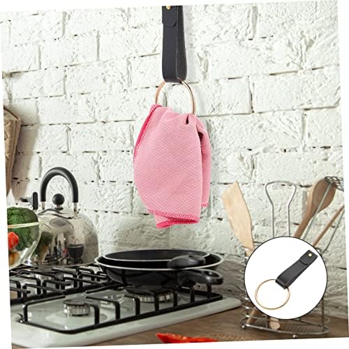 Uonlytech Durable PU Towel Ring Holder 1