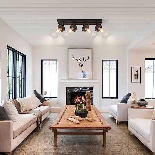 KEESFU 4-Light Track Ceiling Light