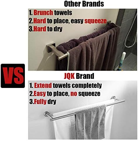 Sturdy 36-Inch Bath Towel Bar for Rust-Resistant Use