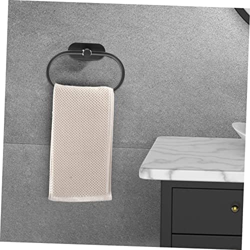 KALLORY Stainless Steel Towel Ring Modern Bathroom Holder