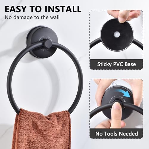 JOMOLA Suction Cup Towel Holder