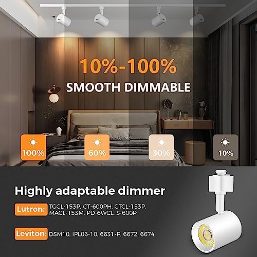 VANoopee 5-Color Track Lighting Heads Dimmable