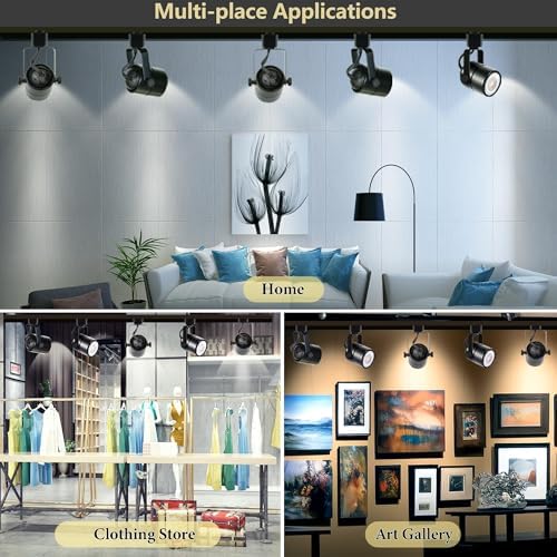Adjustable LED Track Lighting -Replaceable GU10 Bulbs