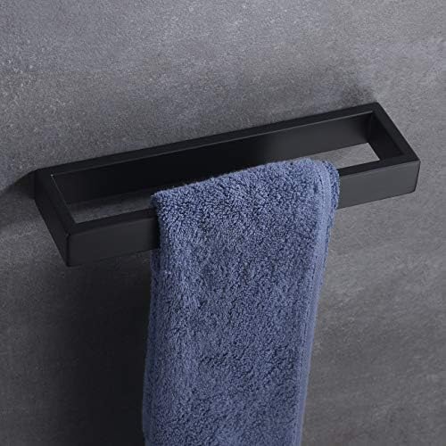 Bath Towel Holder - Matte Black stainless steel bathroom hardware