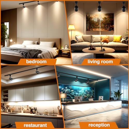 8-Piece 10W Track Lighting Accents