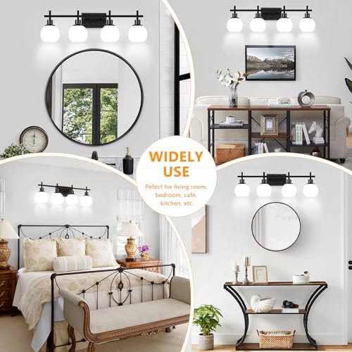Modern 4-Light Vanity Lighting