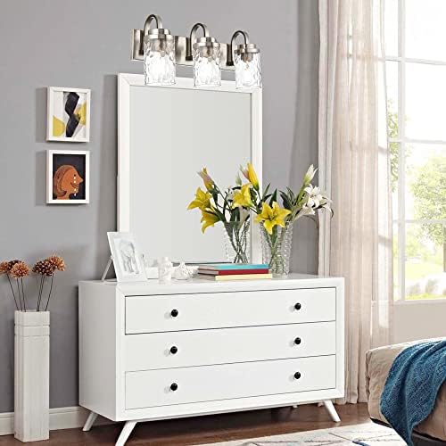 Elegant Brushed Nickel Vanity Light