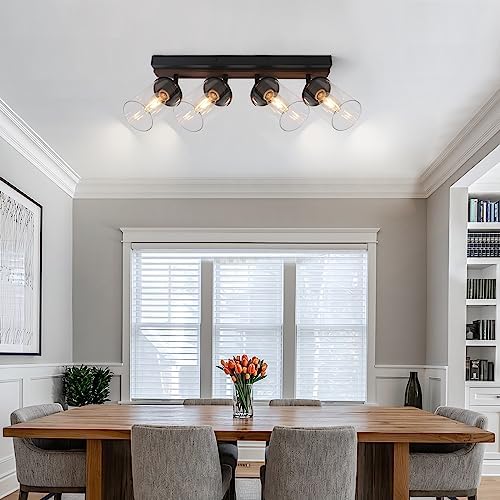 KEESFU 4-Light Track Ceiling Light