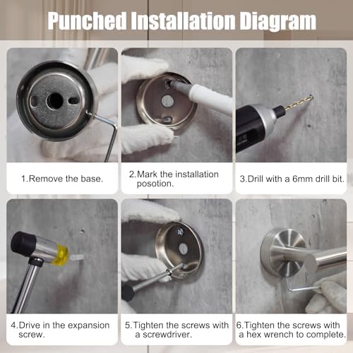 7 PCS Matte Black Stainless Steel Bathroom Hardware Set 1