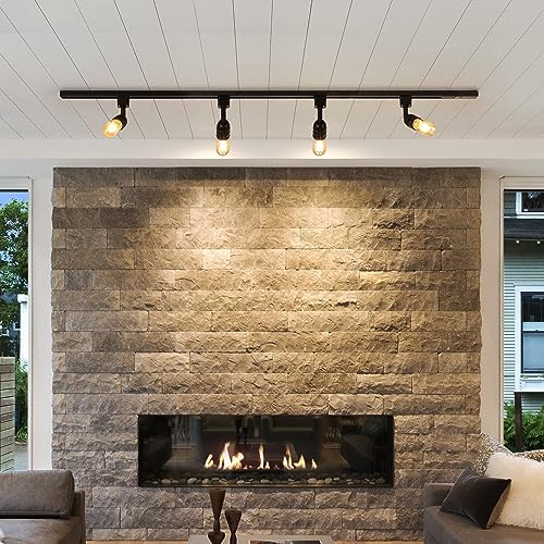 Adjustable 3-Pack Track Lighting Heads with E26 Base White