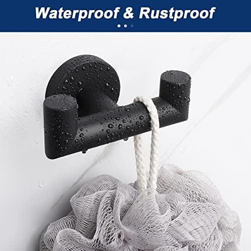 NearMoon Double Towel Hook Heavy Duty Rustproof