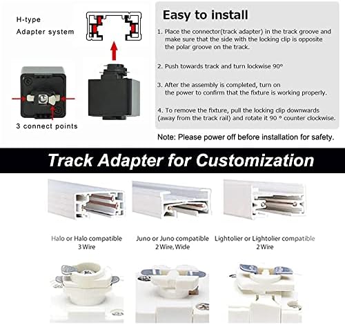 Adjustable H-Type Track Pendant Lighting